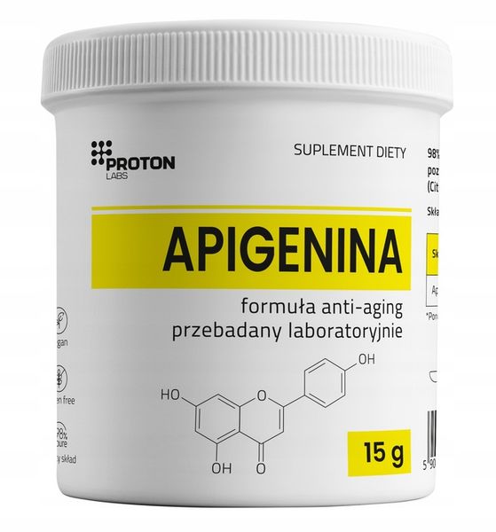 PROTON LABS Apigenina 15g CZYSTY PROSZEK Apigenin 98-99% PURE zdjęcie 1