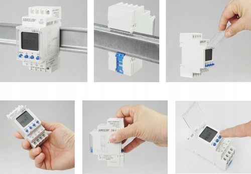 Zegar Astronomiczny Jednokanałowy Programator Czasowy 230V AC na Arena.pl
