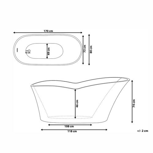 Wanna Wolnostojąca Biała Dulcina na Arena.pl