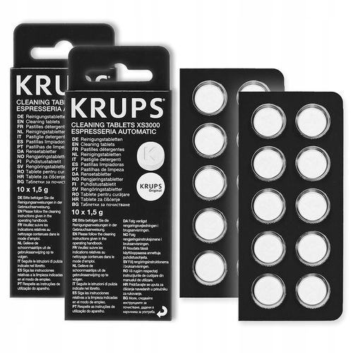 Tabletki Krups do czyszczenia ekspresu do kawy Krups XS3000 10 sztuk na Arena.pl