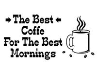 60X40CM THE BEST COFFE OBRAZ DRUK