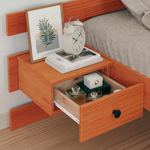 Ramka łóżka Woskowy brąz 80 x 200 cm Lite drewno sosnowe na Arena.pl