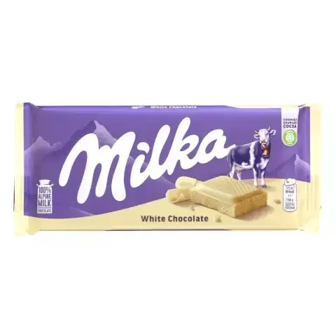 MILKA CZEKOLADA 90g  BIAŁA zdjęcie 1