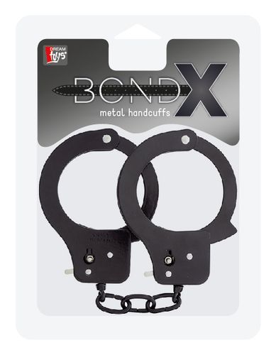kajdanki-bondx metal cuffs - black na Arena.pl
