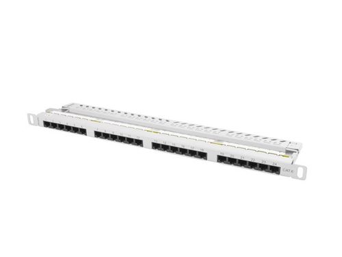 PATCH PANEL 24 PORT 0.5U KAT.6 SZARY LANBERG na Arena.pl