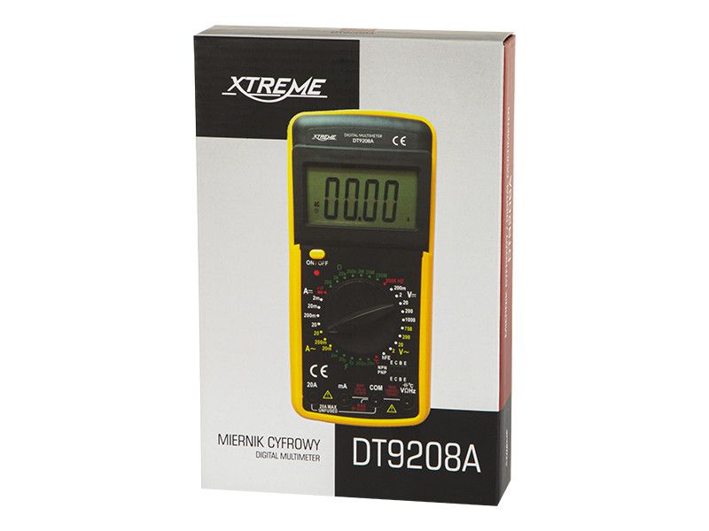 Miernik cyfrowy DT9208A XTREME zdjęcie 1