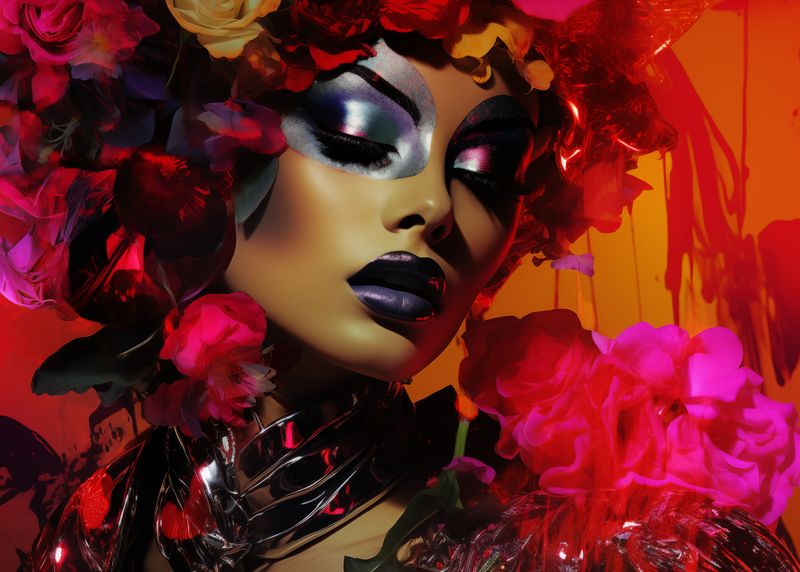 Plakat 70x50cm Kwiecista Diva zdjęcie 1