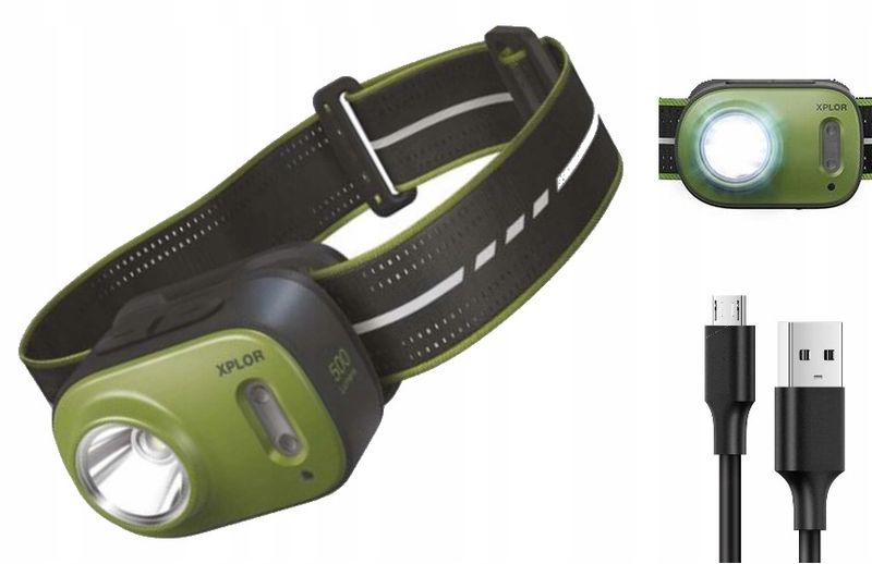 Latarka czołowa GP 500 lm LED zdjęcie 8