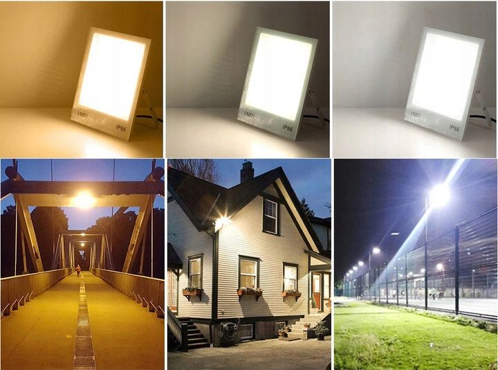 Naświetlacz Halogen LED 3x 50W + statyw budowlany zdjęcie 14