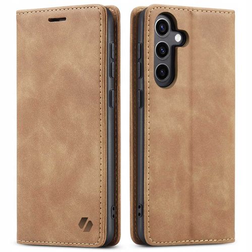 Spacecase Wallet Galaxy S24 Fe Light Brown na Arena.pl