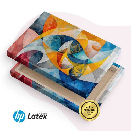 Obraz Do Sypialni Salonu Akwarele Kolorowa Abstrakcja Boho 30cm x 20cm na Arena.pl