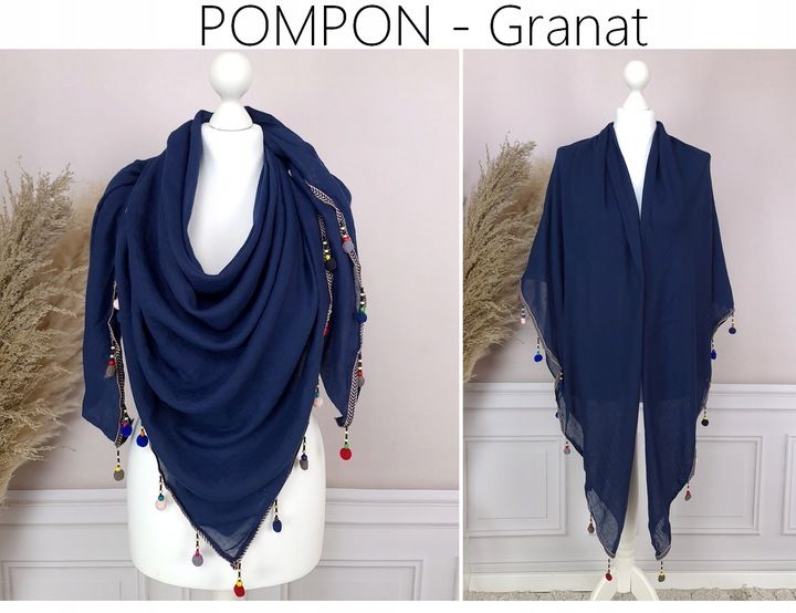 PAREO CHUSTA PLAŻOWA FRĘDZLE narzutka BOHO KOLORY zdjęcie 9