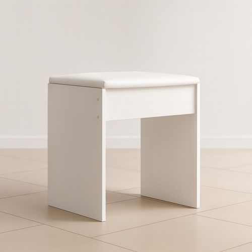 TOALETKA KOSMETYCZNA 90cm BIAŁA Z LUSTREM I OŚWIETLENIEM LED STORMY na Arena.pl