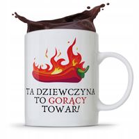Kubek Prezent Dla Dziewczyny To Gorący Tower Z Nadrukiem Ze Zdjęciem