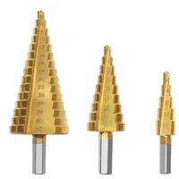 wiertła Stożkowe pogłębiacze 4-32mm 3 sztuki HHS