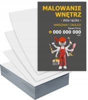 Ulotki A4 5000 sztuk firmowe reklamowe MALOWANIE WNĘTRZ + PROJEKT GRATIS
