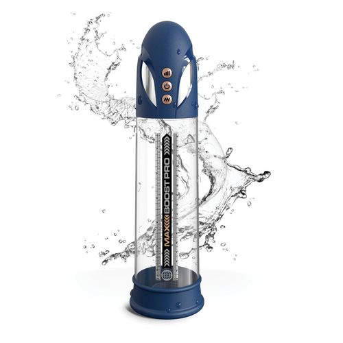 pompka do penisa max boost pro flow - blue/clear pump worx na Arena.pl