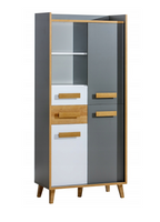 Nowoczesny Regał Duży Do Pokoju Młodzieżowego 90 cm WERSIMO DL