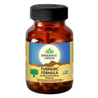 Preparat ziołowy Turmeric Formula kurkuma Organic India 60 kapsułek