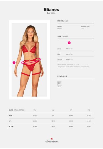 elianes uprząż   xs/s na Arena.pl