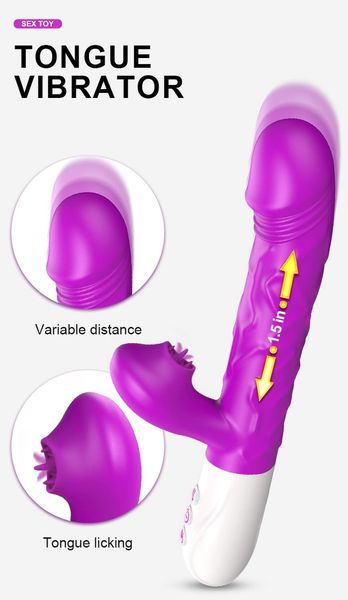 Wibrator- Siliconetongue Vibrator, Usb 10 Function zdjęcie 3