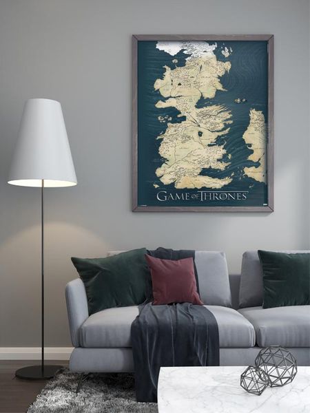 Gra o Tron Mapa Królestw - plakat 61x91,5 cm zdjęcie 4