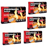 Podpałka do grilla kominka rozpałka biała Tytan 240szt