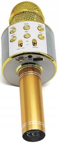 MIKROFON KARAOKE GŁOŚNIK BLUETOOTH MANTA MODULACJA na Arena.pl