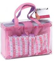 DOLLS WORLD 08678 Torebka dla lalek z akcesoriami