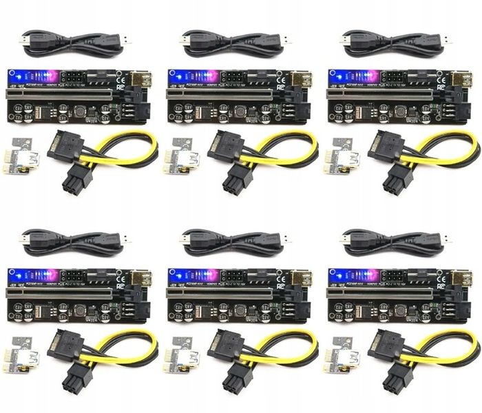 Riser 010S PLUS Najnowszy model! USB 3.0 PCI-E zdjęcie 7