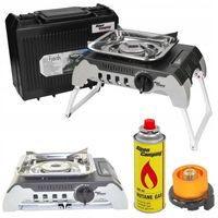 Kuchenka Turystyczna gazowa Alpen Camping Fjords + Redukcja + Kartusz 400ml