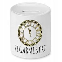 Skarbonka Dla Zegarmistrza Zegarmistrz Prezent Z Nadrukiem Ze Zdjęciem