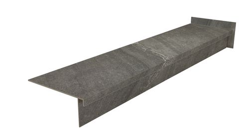 Stopnica gres grafit/antracyt z kapinosem,płytka schodowa bez nacięć 120x30 na Arena.pl