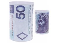 Skarbonka puszka metalowa pieniądze duża xxl