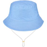 Niebieski Kapelusz Dziecięcy Z Regulacją Bawełniany Letni Kap-Mds