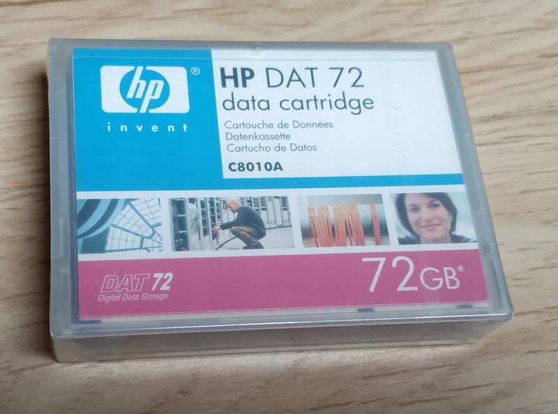 Taśma Hp C8010a Dat 72 36/72 Gb Data Catridge zdjęcie 1