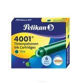 NABOJE ATRAMENTOWE KRÓTKIE 6SZT PALIKAN 4001 ZIELONE