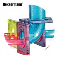 KLOCKI MAGNETYCZNE EDUKACYJNE DUŻE PŁYTKI TOR KULKOWY ZESTAW 76 ELEMENTÓW