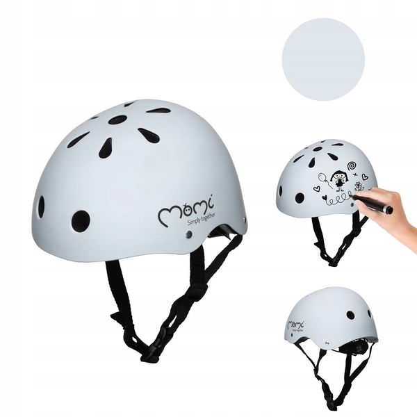 Kask Dziecięcy Ochronny Rower Hulajnoga 47-58 Momi zdjęcie 2