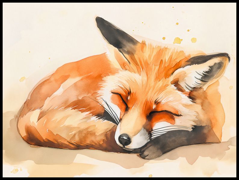 Plakat 100x75cm Akwarelowa Sielanka zdjęcie 2