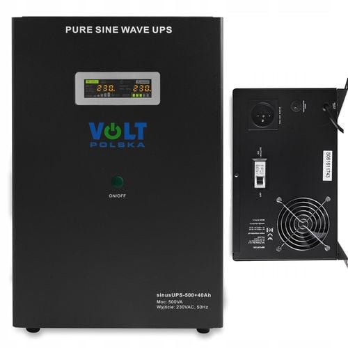 UPS VOLT SINUS UPS 500 + 40Ah (300/500W) na Arena.pl