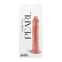 dildo żelowe perłowe pearl różowe 20 cm