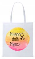 Dla Mamy Mamusi Prezent Torba Eco Biała Shopper Z Nadrukiem Ze Zdjęciem