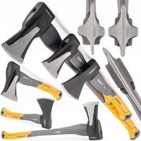 SIEKIERA ROZŁUPUJĄCA TOPOREK ZESTAW SIEKIER 3 EL.