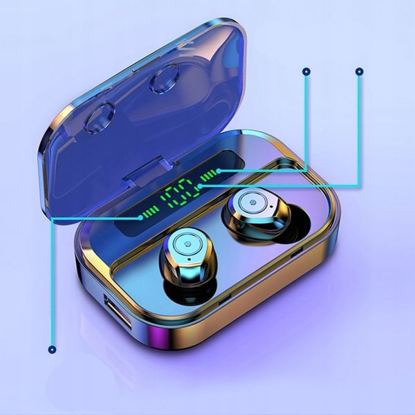 SŁUCHAWKI BEZPRZEWODOWE DOUSZNE Z MIKROFONEM M7 PRO SPORTOWE do IOS ANDROID zdjęcie 6