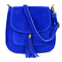 Torebka skórzana Damska Zamszowa Listonoszka retro X40