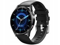 Smartwatch Tracer SM7 GP+ Line czarny pulsoksymetr funkcje sportowe dotyk