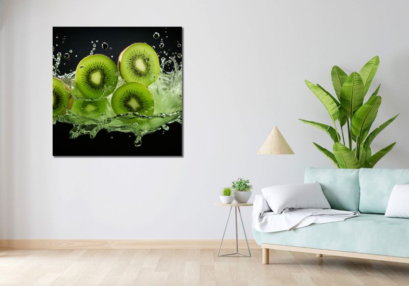 Obraz 100x100cm Energia Kiwi zdjęcie 2