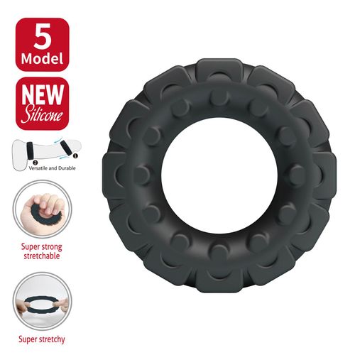 crazy bull laiden super soft silicone cock ring - black na Arena.pl