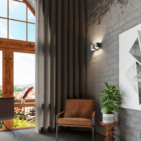 Kinkiet ORBIS 2 szary zdjęcie 7